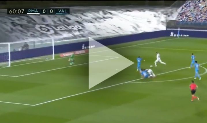 Benzema ŁADUJE GOLA na 1-0 z Valencią! [VIDEO]